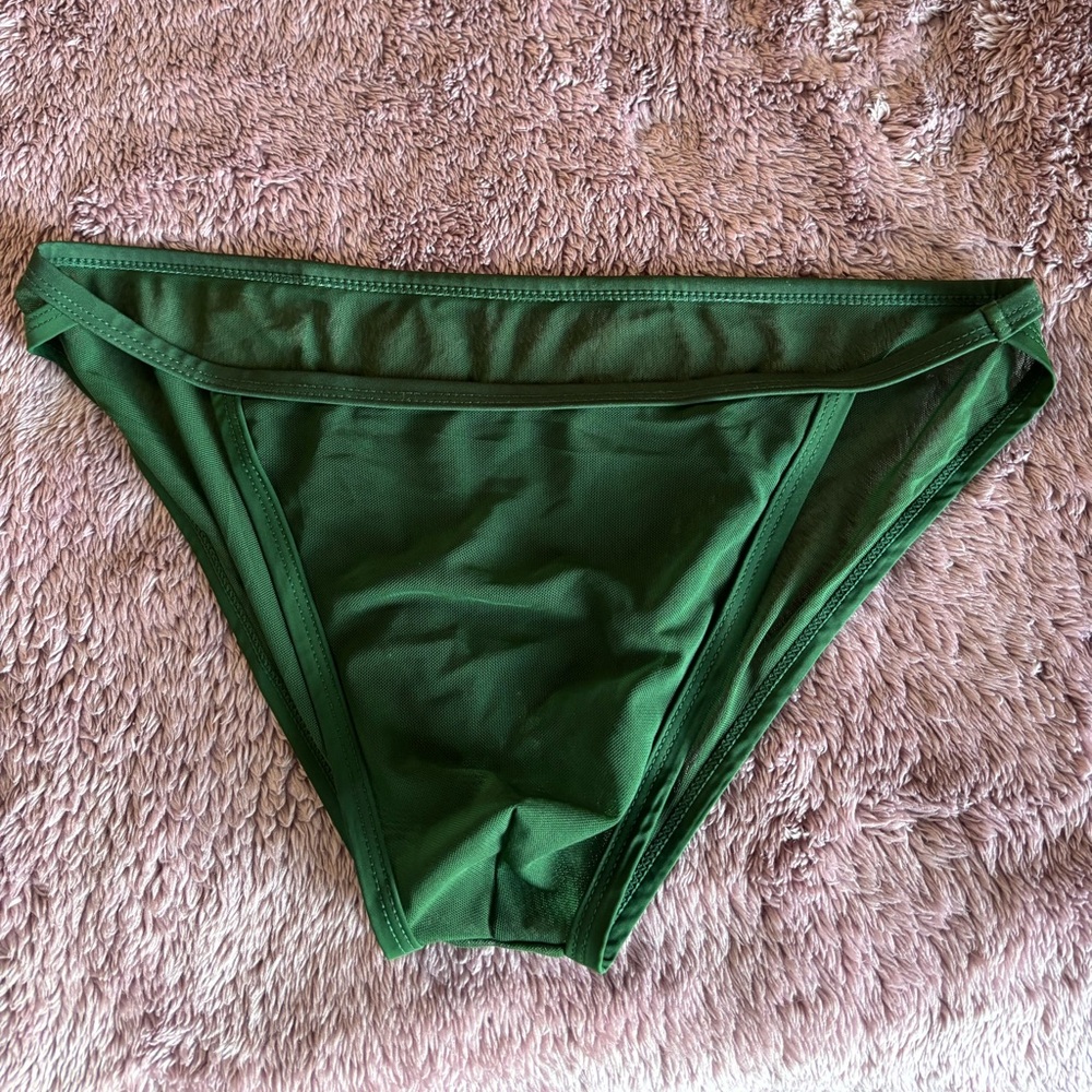 Todd Sanfield Brief Men's Large Green Pine Defiant Endurance Mesh Underwear